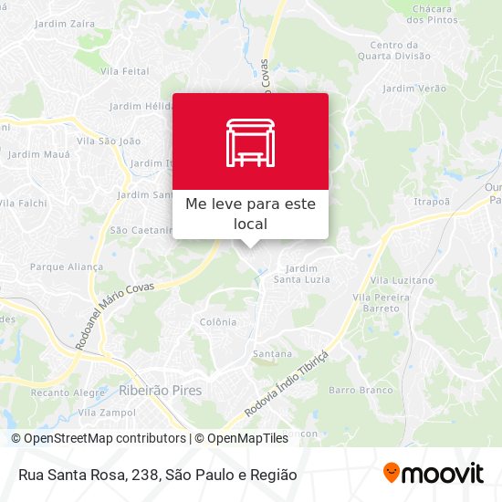 Rua Santa Rosa, 238 mapa