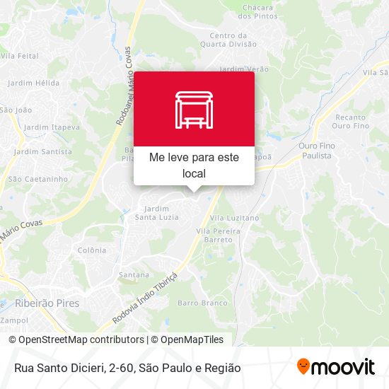 Rua Santo Dicieri, 2-60 mapa