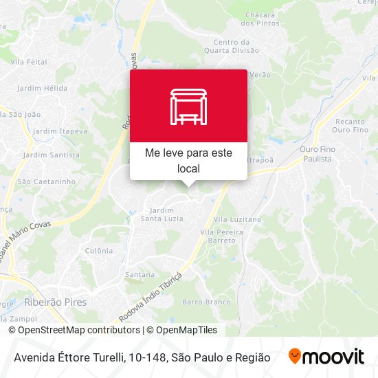Avenida Éttore Turelli, 10-148 mapa