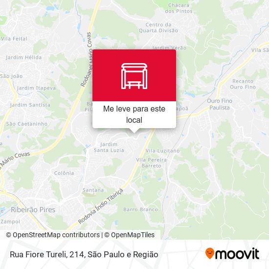 Rua Fiore Tureli, 214 mapa