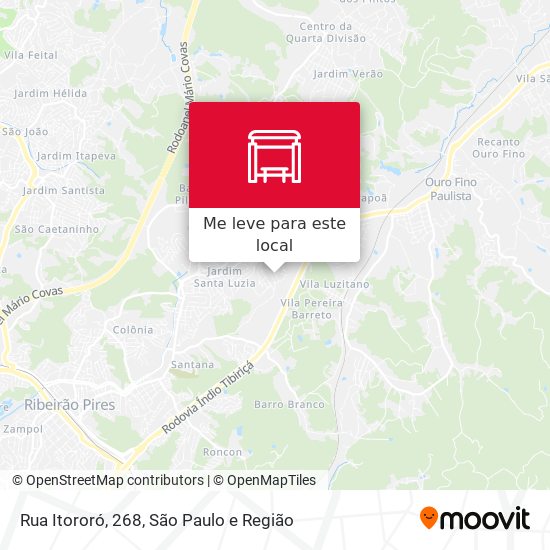 Rua Itororó, 268 mapa