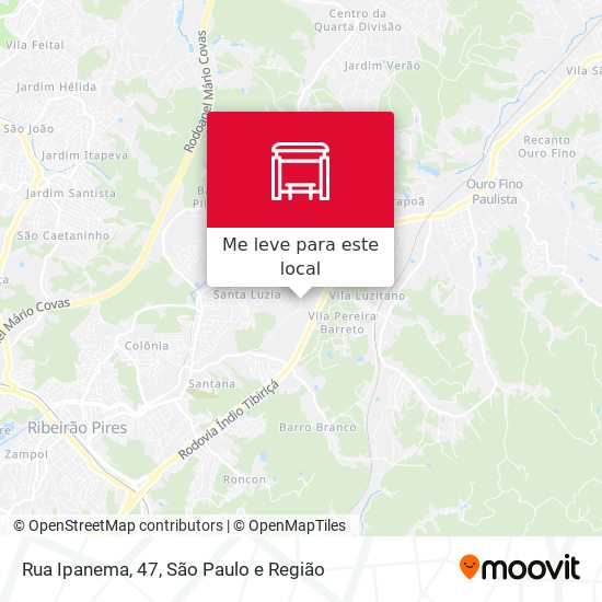 Rua Ipanema, 47 mapa