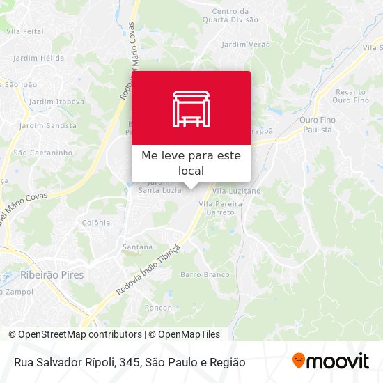 Rua Salvador Rípoli, 345 mapa