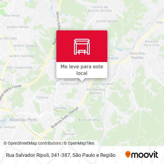 Rua Salvador Rípoli, 341-387 mapa
