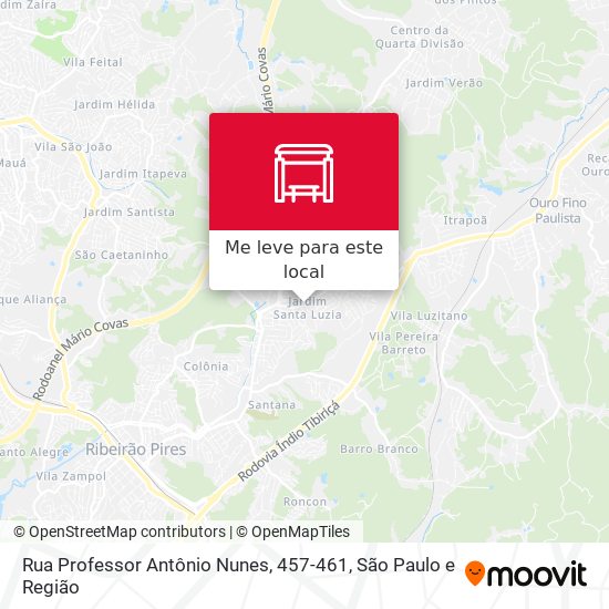 Rua Professor Antônio Nunes, 457-461 mapa