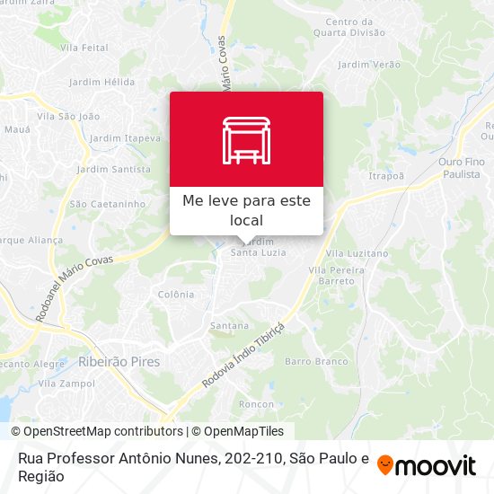 Rua Professor Antônio Nunes, 202-210 mapa