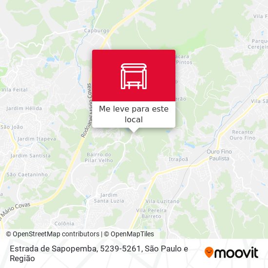 Estrada de Sapopemba, 5239-5261 mapa