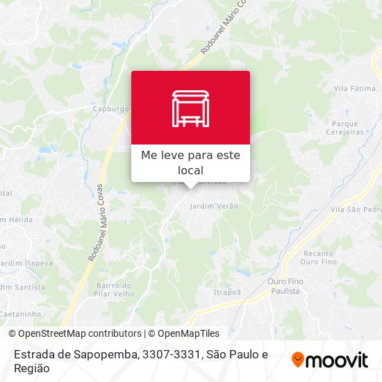 Estrada de Sapopemba, 3307-3331 mapa