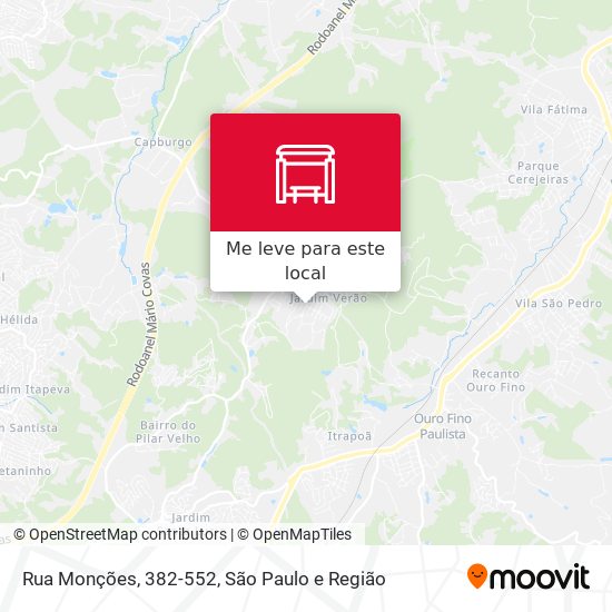 Rua Monções, 382-552 mapa