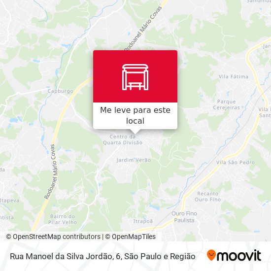 Rua Manoel da Silva Jordão, 6 mapa