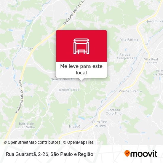 Rua Guarantã, 2-26 mapa