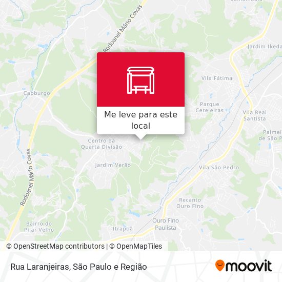 Rua Laranjeiras mapa