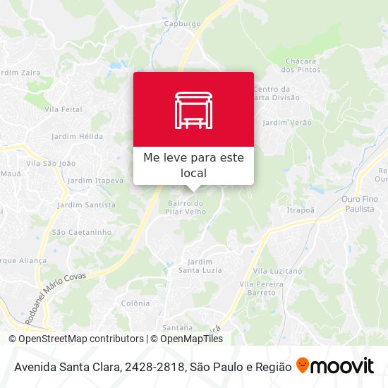 Avenida Santa Clara, 2428-2818 mapa