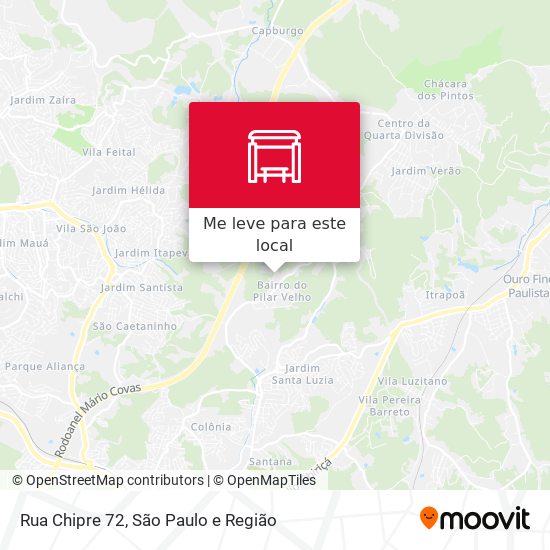 Rua Chipre 72 mapa