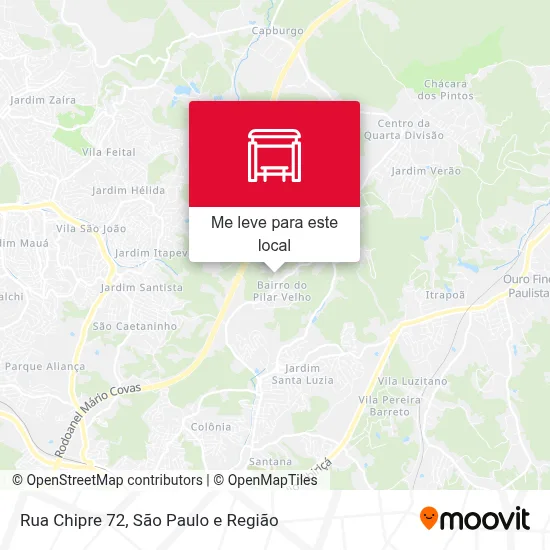 Rua Chipre 72 mapa
