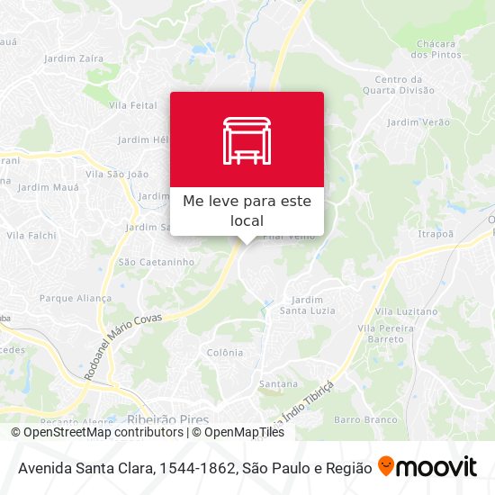 Avenida Santa Clara, 1544-1862 mapa