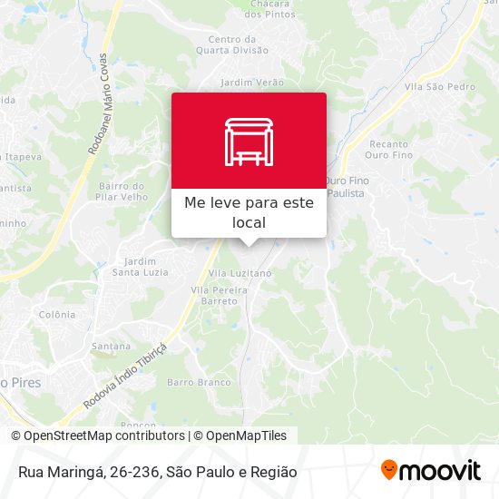Rua Maringá, 26-236 mapa