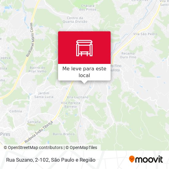 Rua Suzano, 2-102 mapa