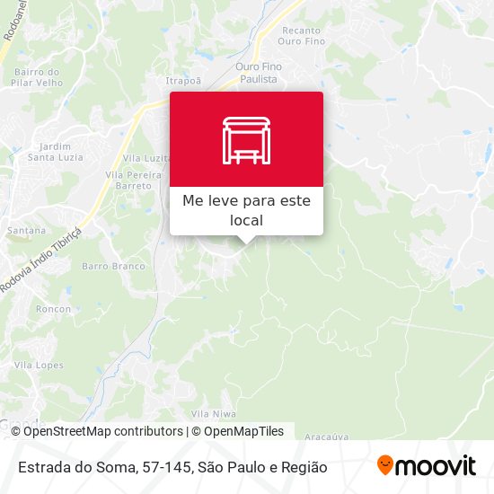 Estrada do Soma, 57-145 mapa