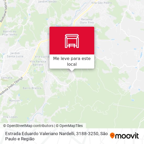 Estrada Eduardo Valeriano Nardelli, 3188-3250 mapa
