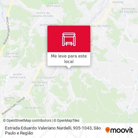 Estrada Eduardo Valeriano Nardelli, 905-1043 mapa