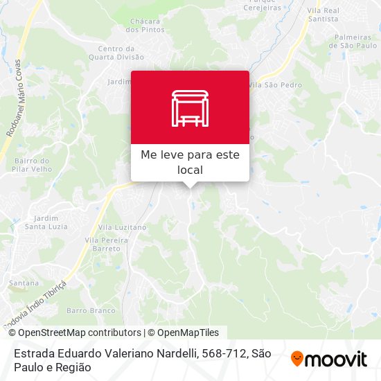Estrada Eduardo Valeriano Nardelli, 568-712 mapa