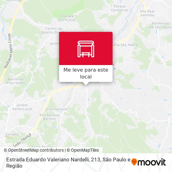 Estrada Eduardo Valeriano Nardelli, 213 mapa