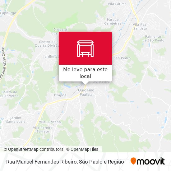 Rua Manuel Fernandes Ribeiro mapa