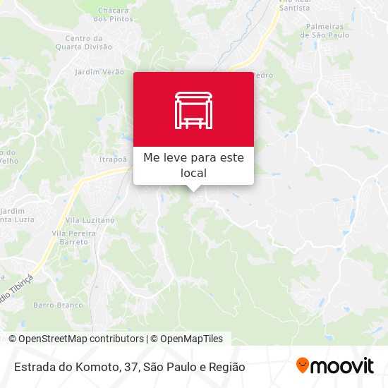 Estrada do Komoto, 37 mapa