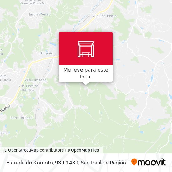 Estrada do Komoto, 939-1439 mapa