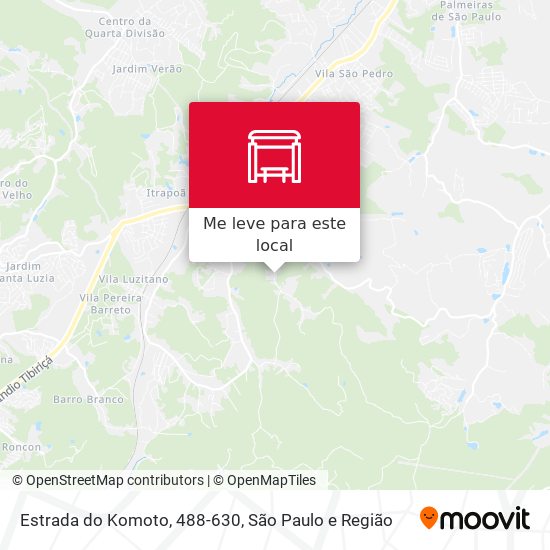 Estrada do Komoto, 488-630 mapa