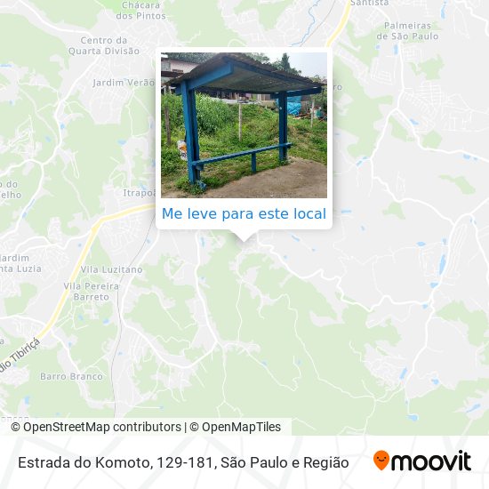 Estrada do Komoto, 129-181 mapa
