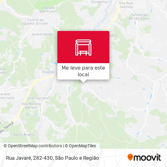 Rua Javaré, 282-430 mapa