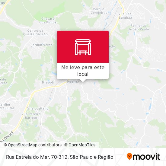 Rua Estrela do Mar, 70-312 mapa