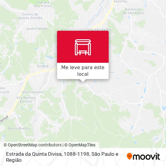Estrada da Quinta Divisa, 1088-1198 mapa