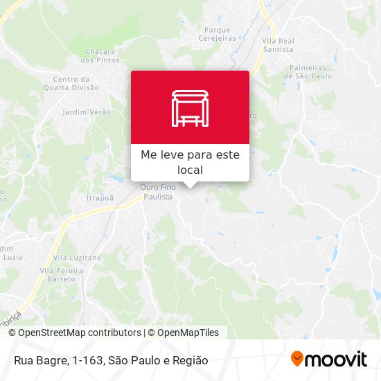 Rua Bagre, 1-163 mapa