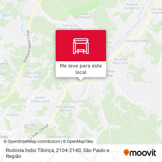 Rodovia Índio Tibiriçá, 2104-2140 mapa