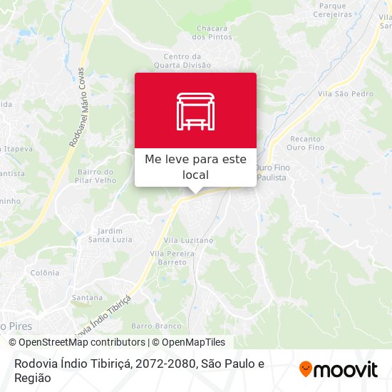 Rodovia Índio Tibiriçá, 2072-2080 mapa