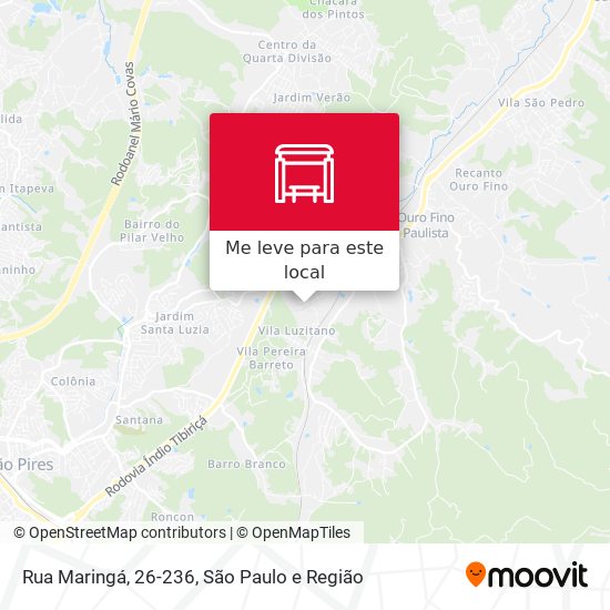 Rua Maringá, 26-236 mapa