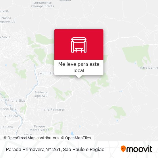 Parada Primavera,Nº 261 mapa