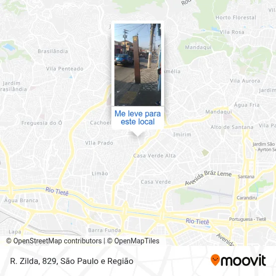 R. Zilda, 829 mapa