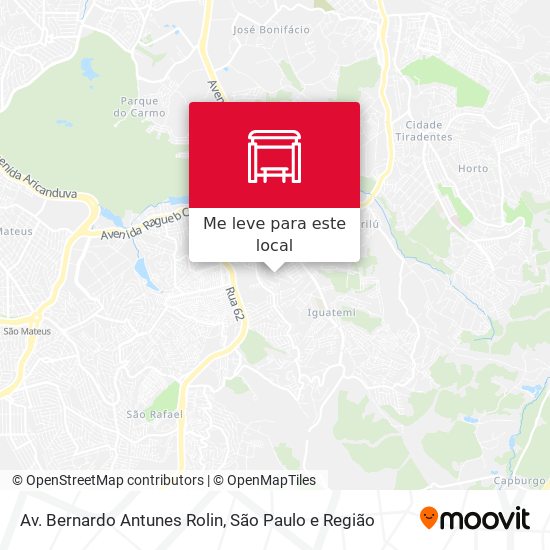 Av. Bernardo Antunes Rolin mapa