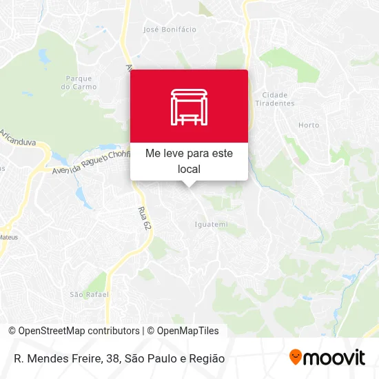 R. Mendes Freire, 38 mapa