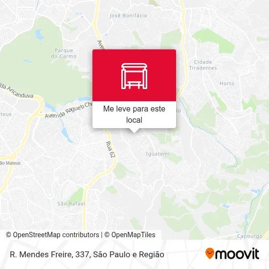 R. Mendes Freire, 337 mapa