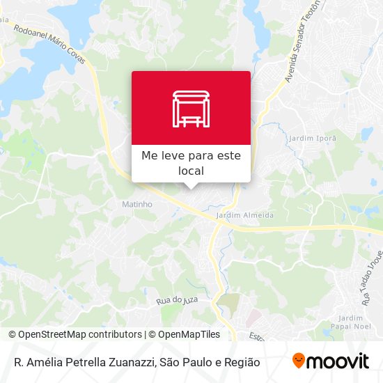R. Amélia Petrella Zuanazzi mapa