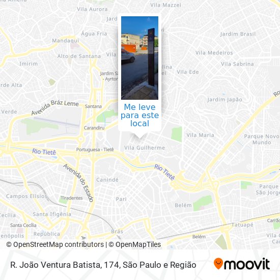 R. João Ventura Batista, 174 mapa