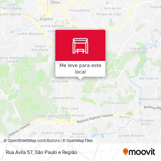 Rua Ávila 57 mapa