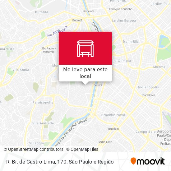 R. Br. de Castro Lima, 170 mapa