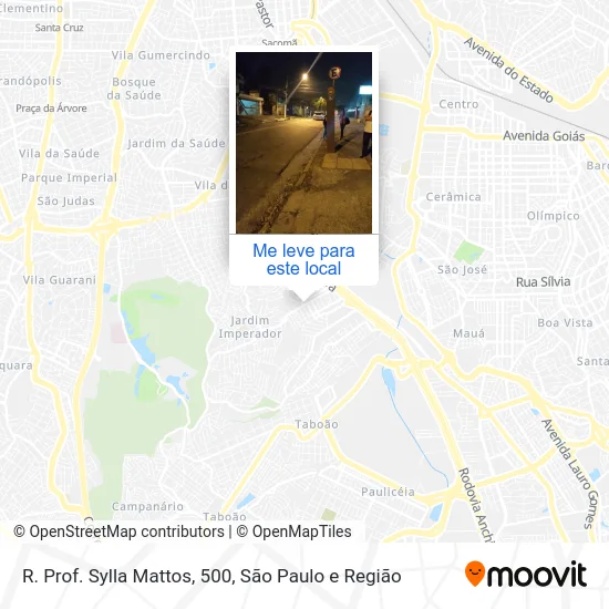 R. Prof. Sylla Mattos, 500 mapa