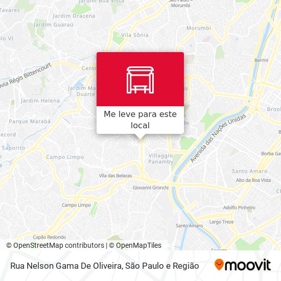 Rua Nelson Gama De Oliveira mapa